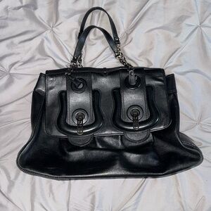 Authentic Fendi black shoulder bag